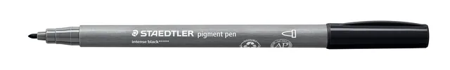 Fijnschrijver pigment pen intens zwart