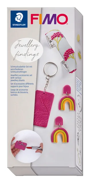 Sieraden accesoires Fimo set 1 "Jewellery blanks"