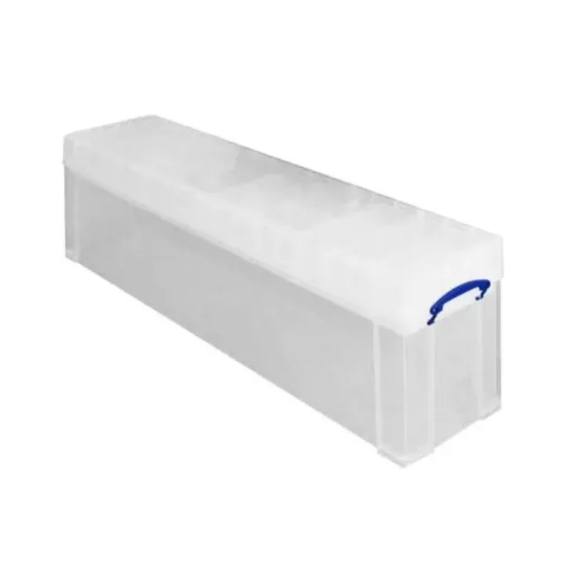 Opbergbox Really Useful 77 liter transparant wit