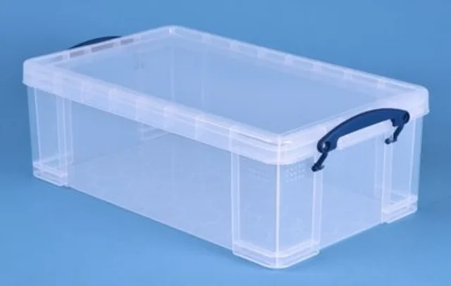 Opbergbox Really Useful 12 liter transparant wit