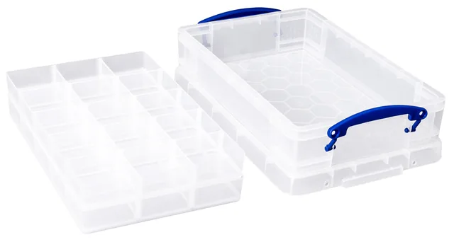 Opbergbox Really Useful 4l 395x255x88mm tr wt