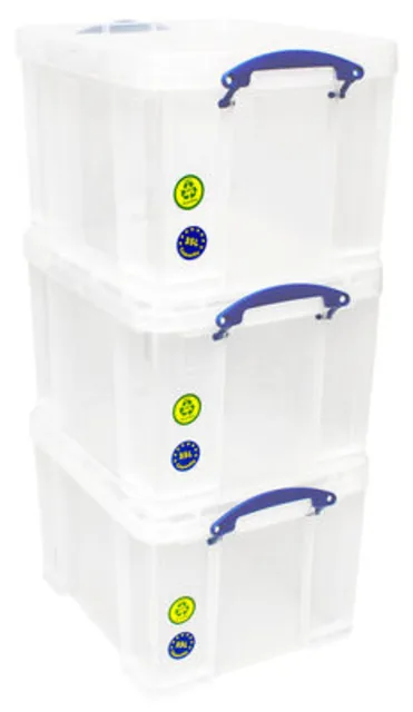 Opbergbox Really Useful 35l pak 3 doz tr wt