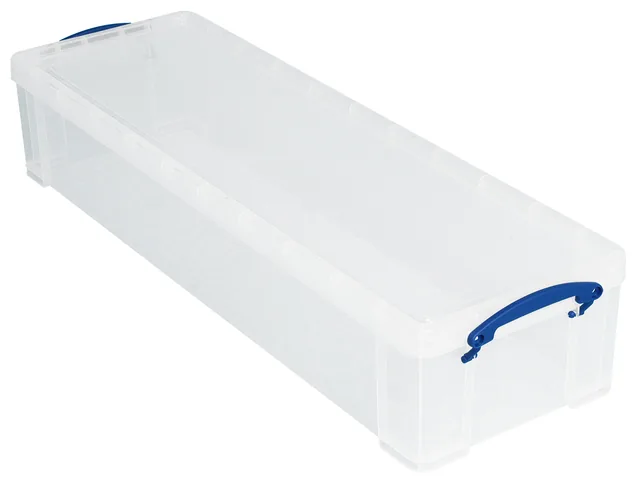 Opbergbox Really Useful 22 liter transparant wit