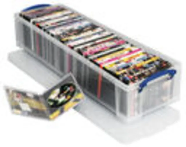 Opbergbox Really Useful 22 liter transparant wit