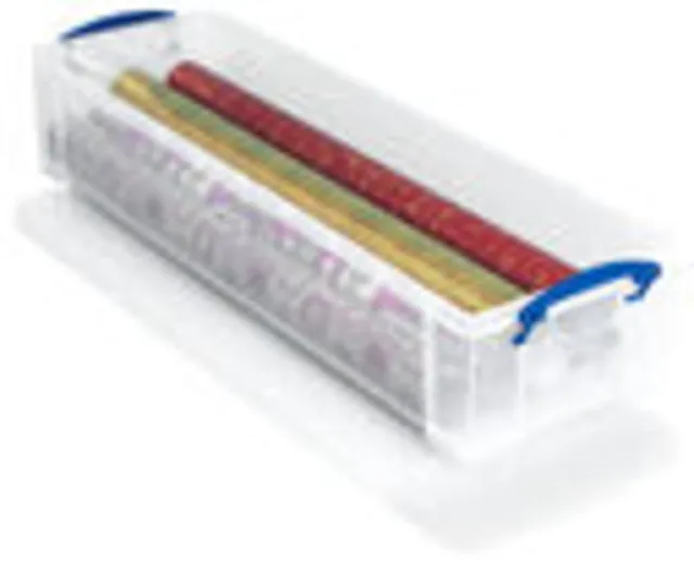 Opbergbox Really Useful 22 liter transparant wit