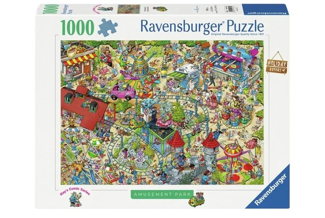 Puzzel Ray Comic 4 The  Amusement Park 1000st