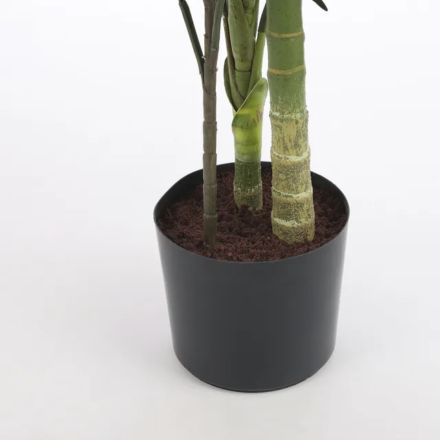 Kunstplant Mica Areca palm in plastic pot