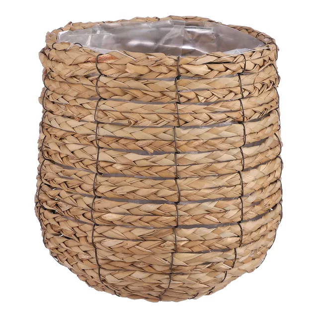 Plantenmand Mica Avalon zeegras 26x26cm lichtbruin