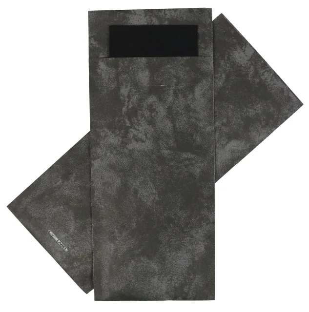 Bestekzakje IEZZY 190x85mm zwart antr.