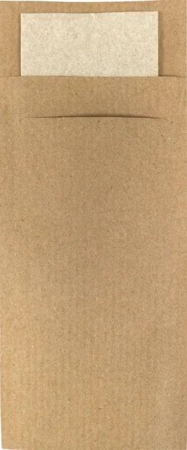 Bestekzakje IEZZY 190x85mm kraft