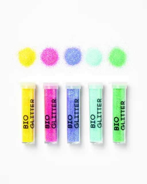 Glitterpoeder Bio Folia Rainbow 7gr 5 kleuren