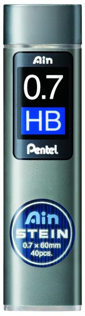 Potloodstift Pentel Ain Stein HB 0.7mm koker 40st