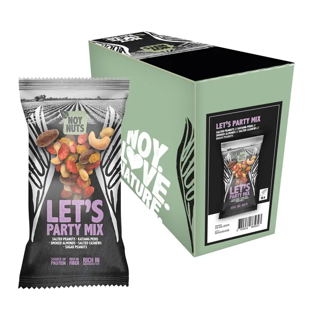 Noten NoyNuts lets party mix zak 45 gram