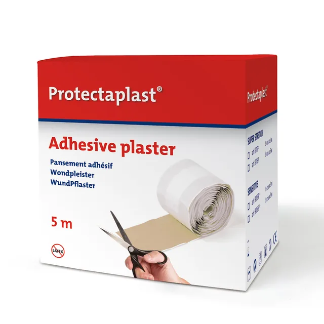 Elastische pleister Detectaplast bruin 6cmx5m