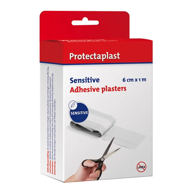 Pleister gevoelige huid Protectaplast 6cmx1m