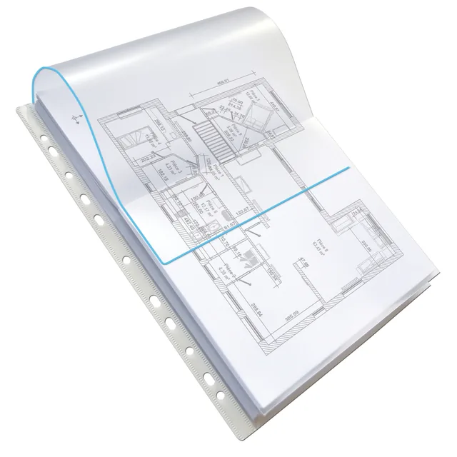 Showtas Oxford A4 PP 200µ glashelder 10 stuks