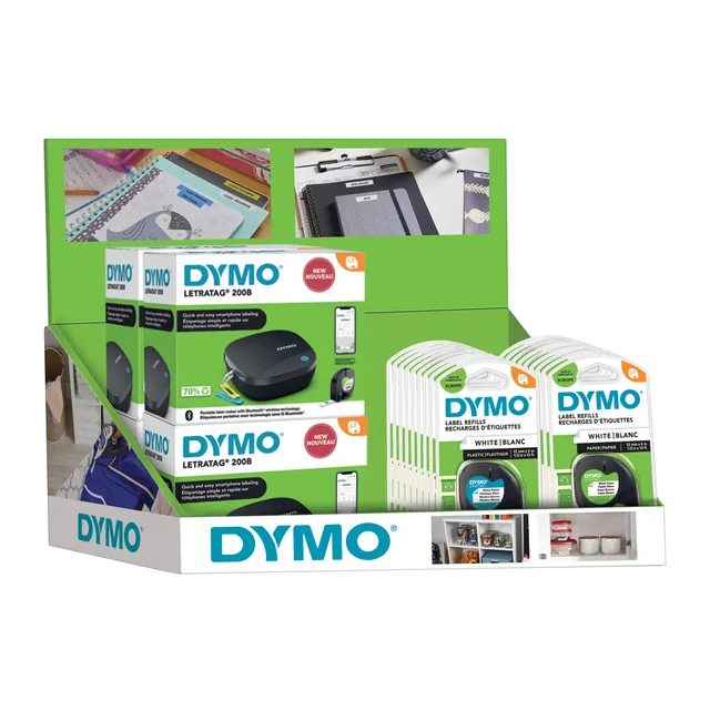 Labelprinter Dymo LetraTag 200B 12mm display
