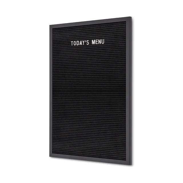 Letterbord IEZZY 40x60cm zwart hout
