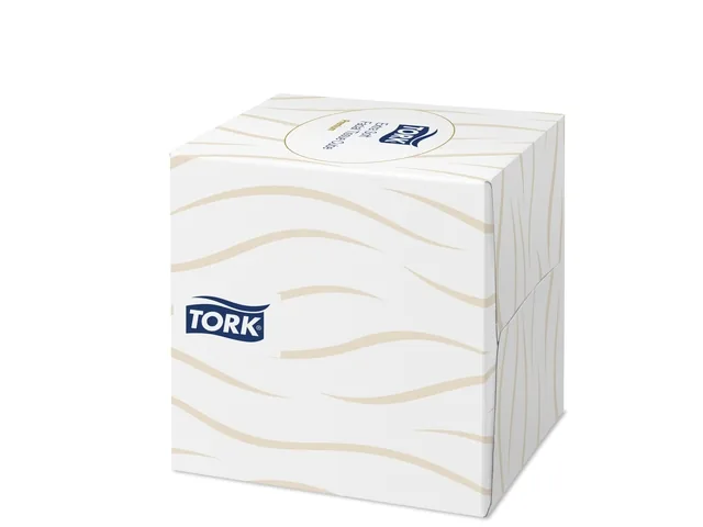 Facial tissues Tork Premium kubus 2laags wit