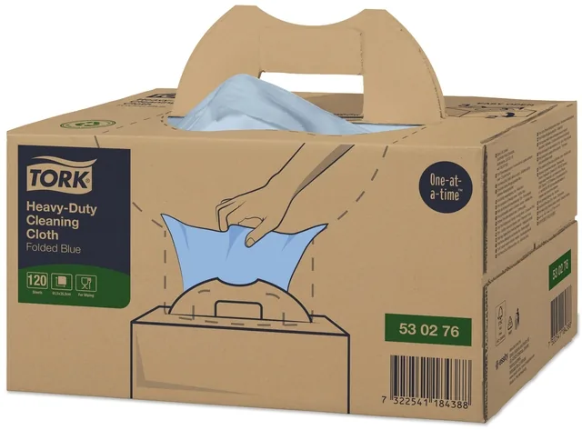 Reinigingsdoek Tork W7 dispenserdoos blauw 530276