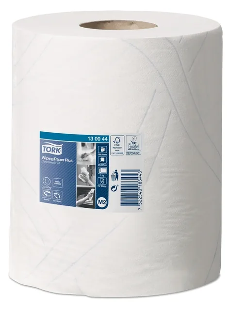 Poetspapier Tork M2 Premium 2laags 125m wit