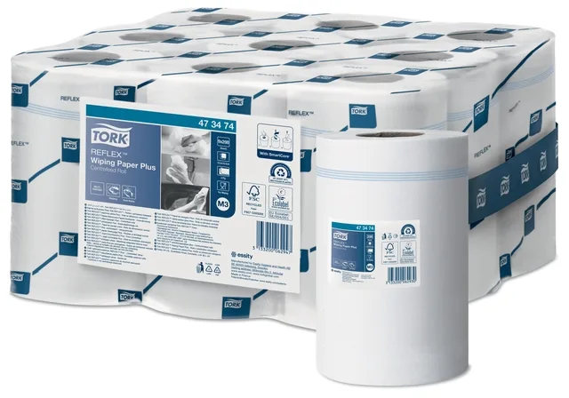Poetspapier Tork M3 Advanced 2laags 200 vel wit