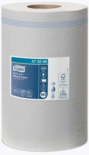 Poetspapier Tork M3 Advanced 1laags 343 vel wit