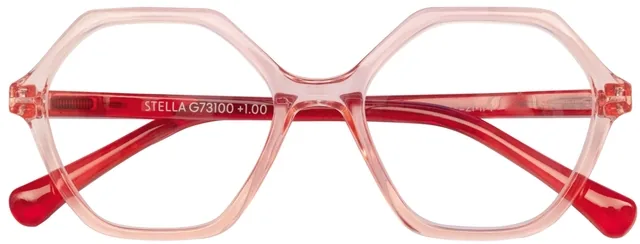 Leesbril I Need You Stella +2.50 dpt roze