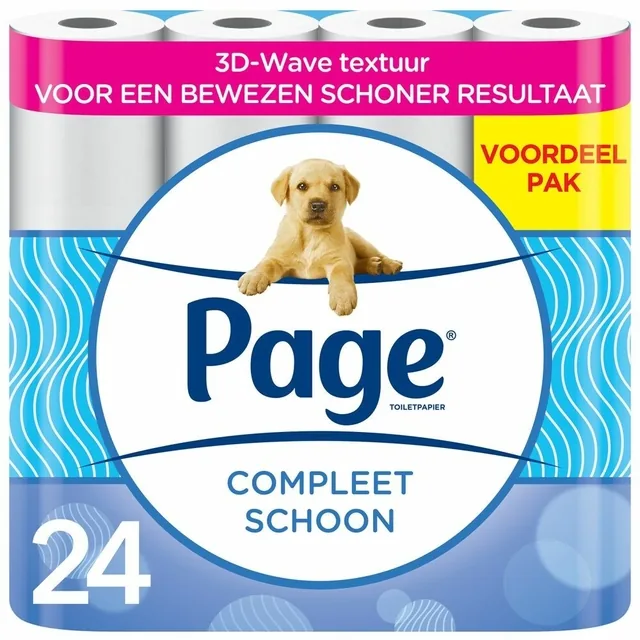 Toiletpapier Page Compleet Schoon 2-laags 140v 24r