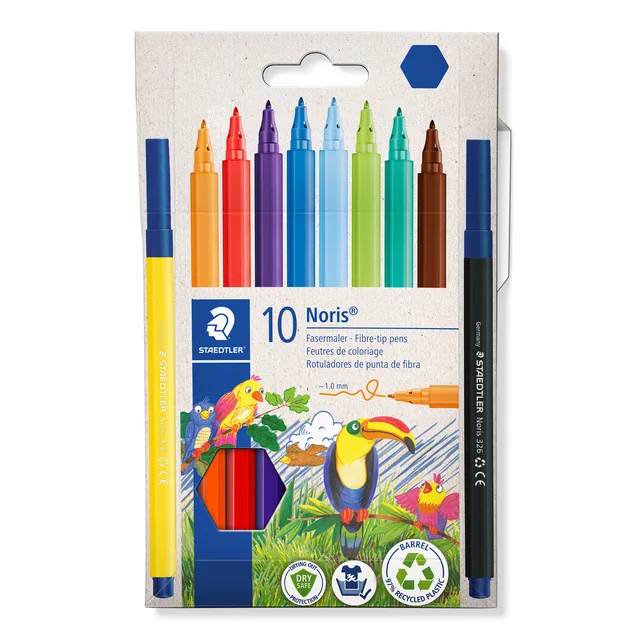 Kleurstift Noris 326 kartonnen etui 10 kleuren