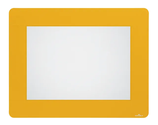 Vloersticker Durable kader voor A4 verwijderb geel