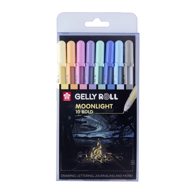 Gelschrijver Sakura Gelly Roll Moonlight 10 pastel