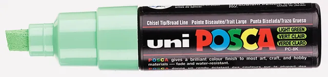 Paintmarker Uni POSCA PC8K B schuin lichtgroen