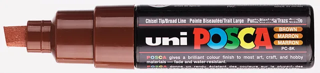 Paintmarker Uni POSCA PC8K B schuin bruin