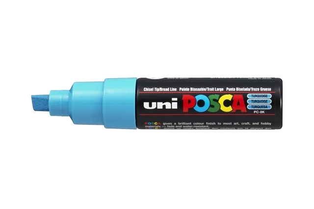 Paintmarker Uni POSCA PC8K B schuin fluor tu