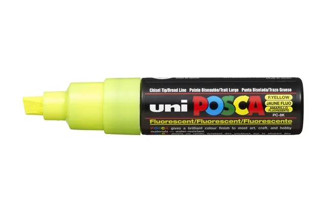Paintmarker Uni POSCA PC8K B schuin fluor gl