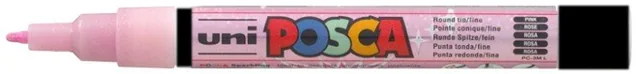 Paintmarker Uni POSCA PC3M F glitter roze