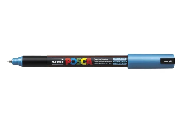 Paintmarker Uni POSCA PC1MR EF metallic blauw