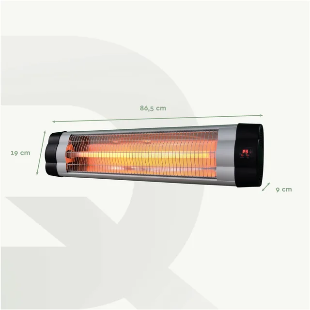 Terrasverwarmer BRASQ hangend elektrisch met ab
