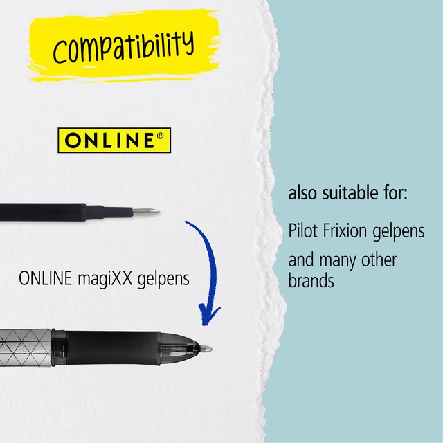 Gelschrijvervulling Online Magixx M 3st rood