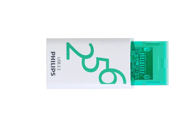 USB stick 3.2 Philips Click USB-C 256GB groen