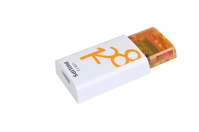 USB stick 3.2 Philips Click USB-C 128GB oranje