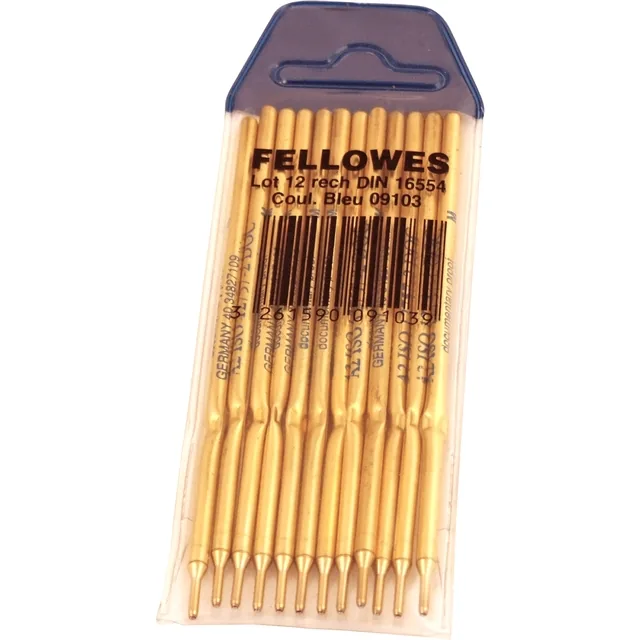 Balpenvulling Fellowes voor baliepen M blauw