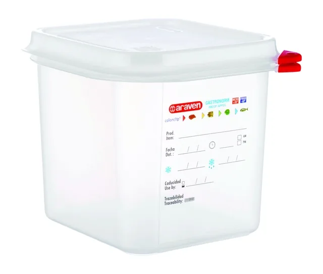 Voedseldoos Araven GN 1/6 met deksel 2600 ml