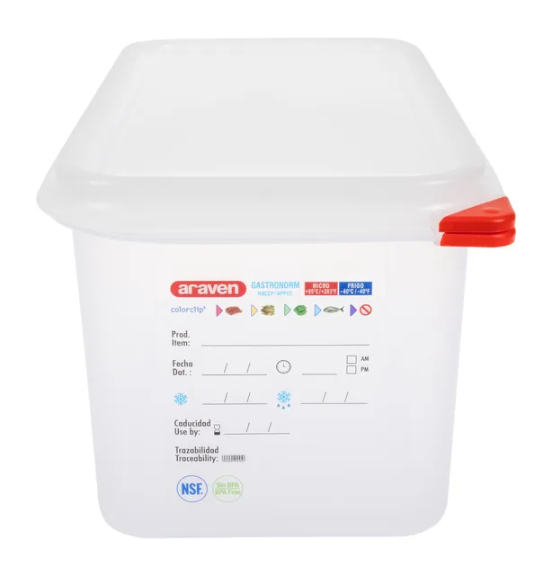 Voedseldoos Araven GN 1/3 met deksel 6 liter