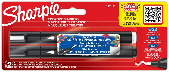 Creatieve marker Sharpie  2st assorti