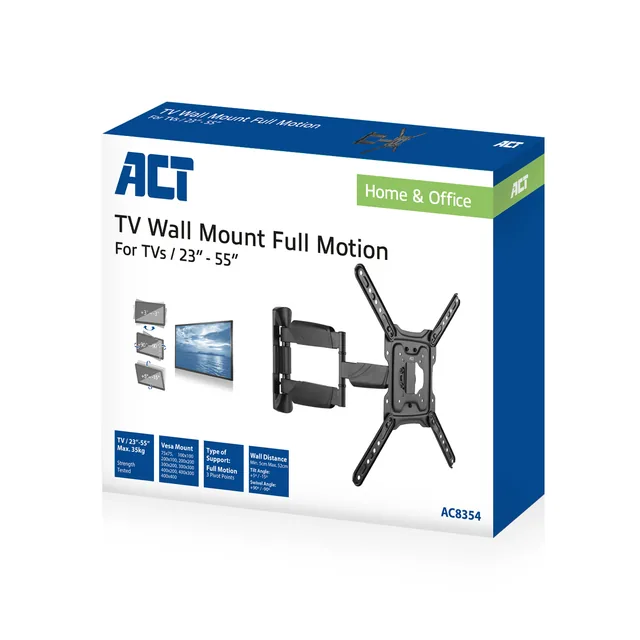 Full motion TV wandsteun 23 tot 55 inch VESA