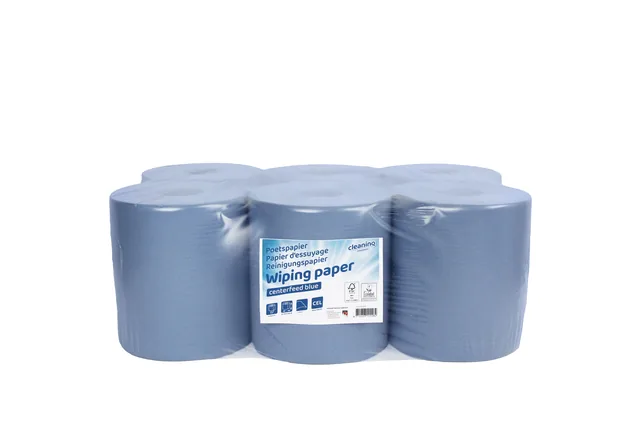 Poetspapier Cleaninq M2 6x300m blauw