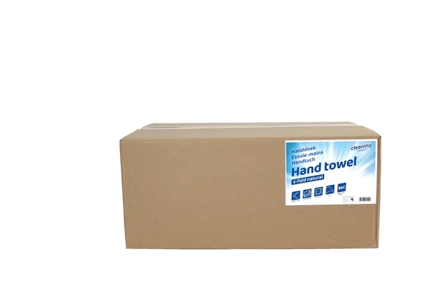 Handdoek Cleaninq H3 250x230mm 20x250 vel naturel