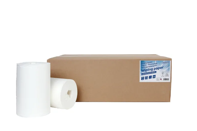 Poetspapier Cleaninq M1 12x120m wit